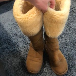 Over the knee Ugg boots.